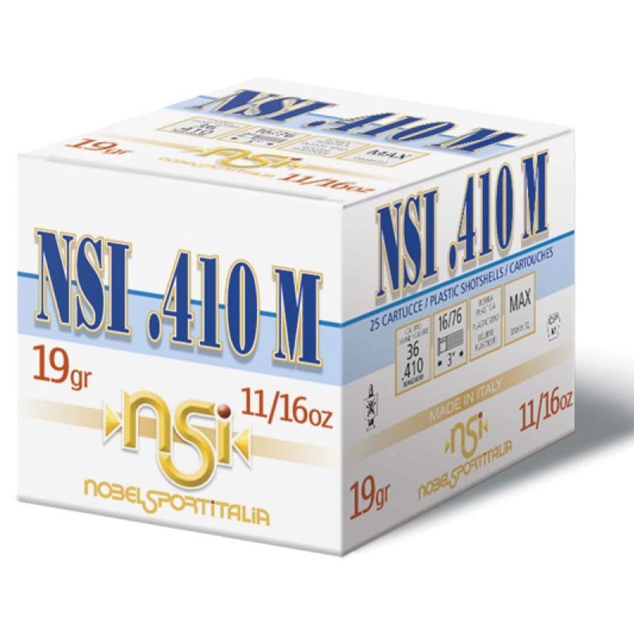 NSI Small 410M Kal. 36/76 19gr.