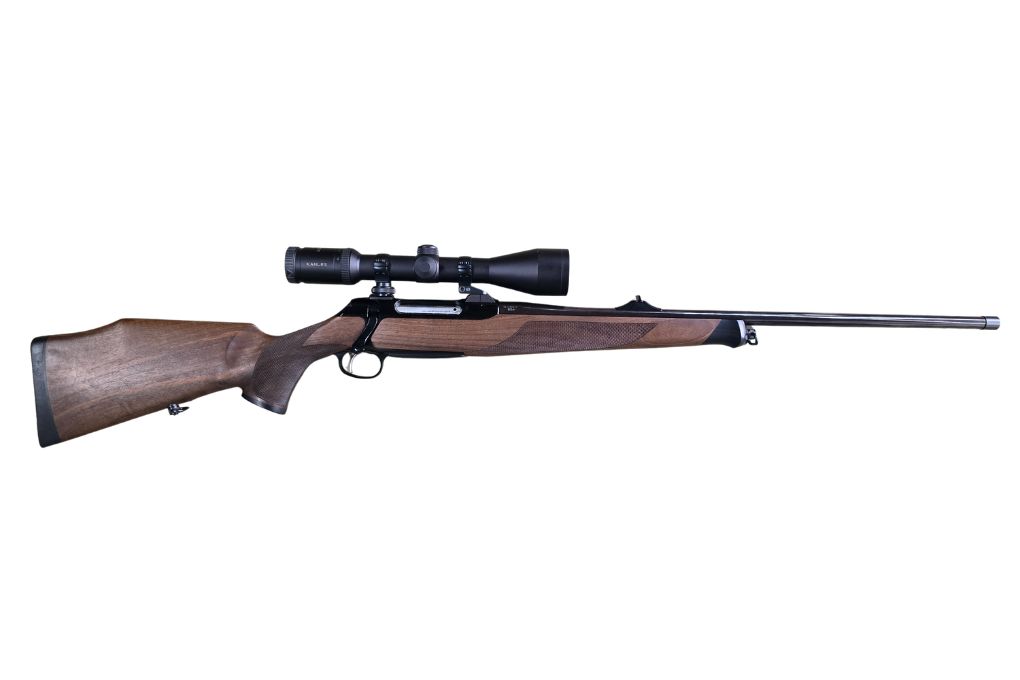 gebr. SAUER 202 Stahl mit orig. SM montiertem KAHLES Helia CBX 2,5-10x50L Abs. 4LP, Zustand: Sehr gut