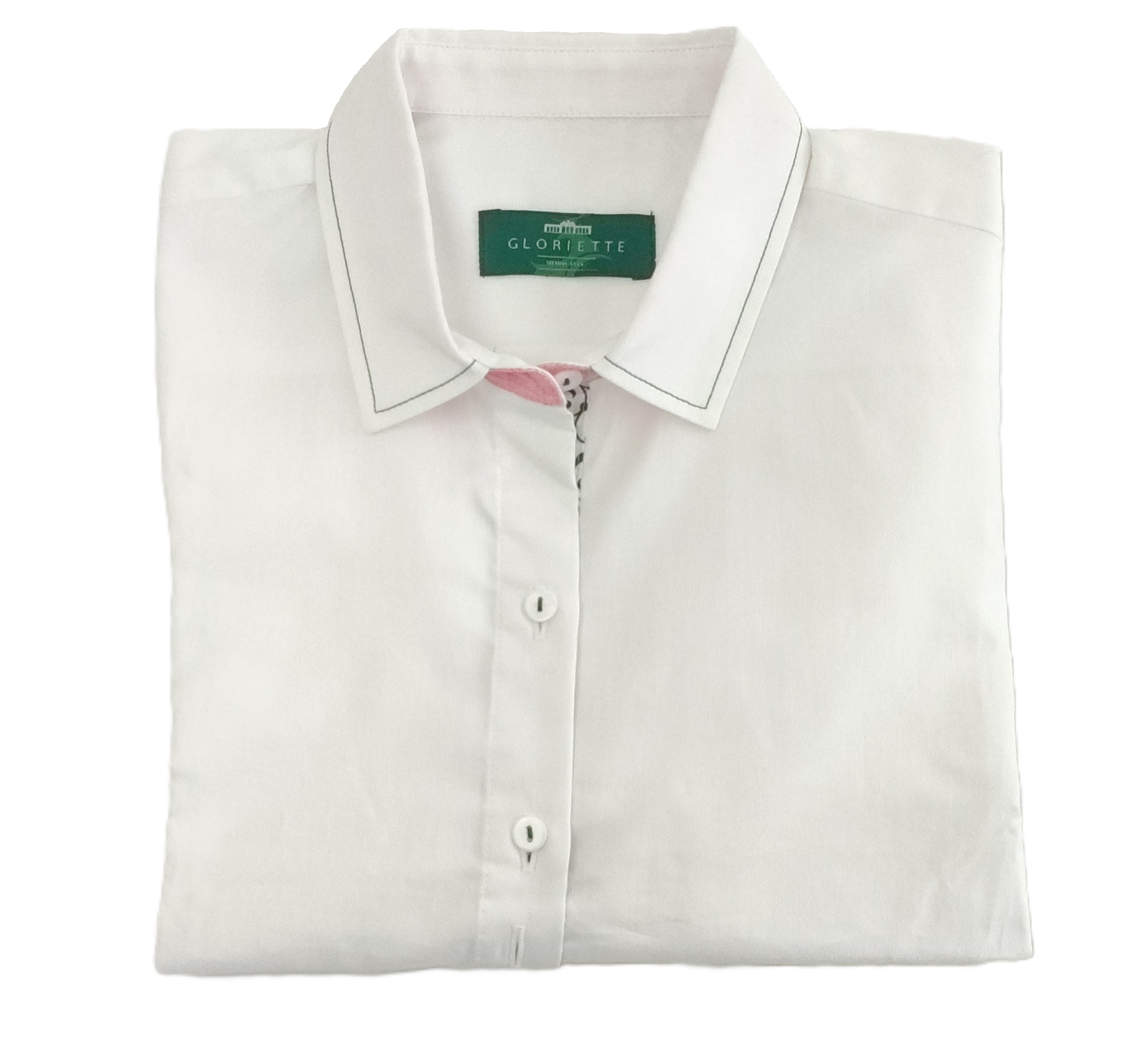 GLORIETTE Damen Bluse weiß/gr