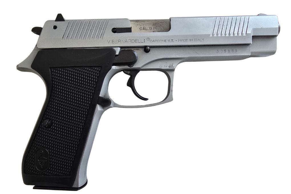 gebr. BERNARDELLI Pistole Mod. P One silver, Zustand: Sehr gut