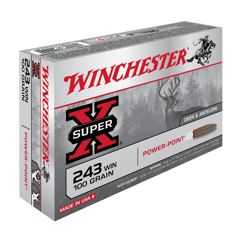 WINCHESTER .243 Win. Super-X PP 6,48g/100gr