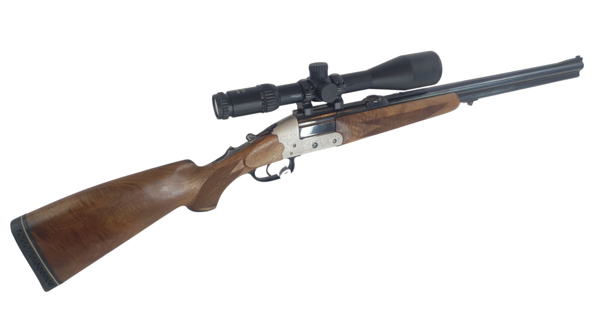 gebr. HEYM 22S Kal. 12 mit K&S Einstecklauf Kal. .17 HMR mit AJ ZF 5-20x50L Abs. 4-Dot, Zustand: Gut_[NEU!]
