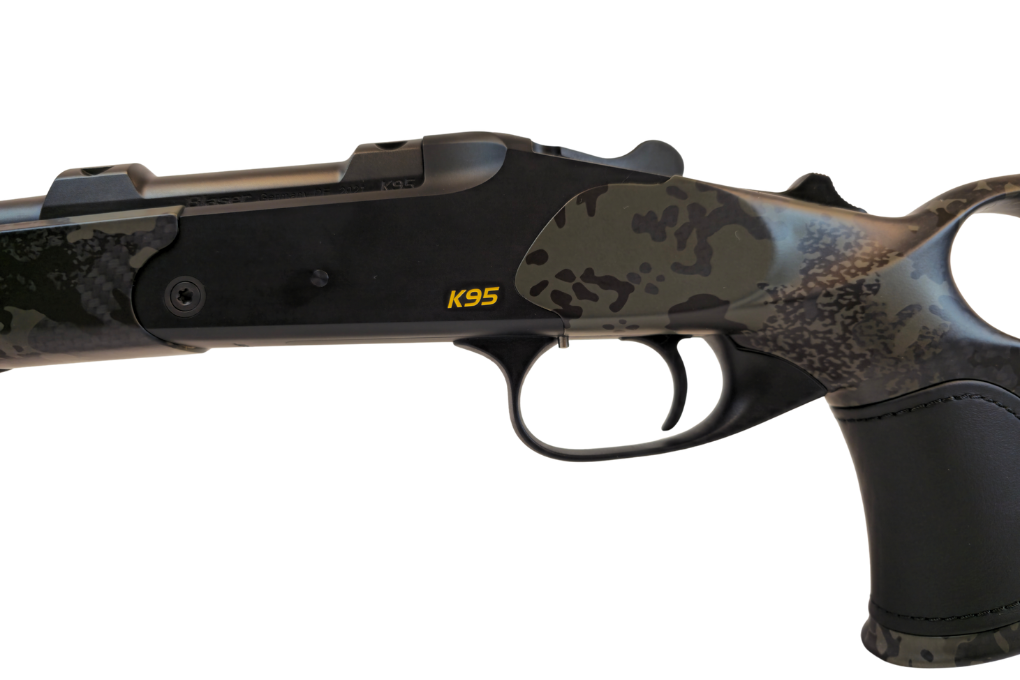 BLASER K95 Ultimate Carbon Camouflage schwarz mit Leder LL42cm .308 Win. 
