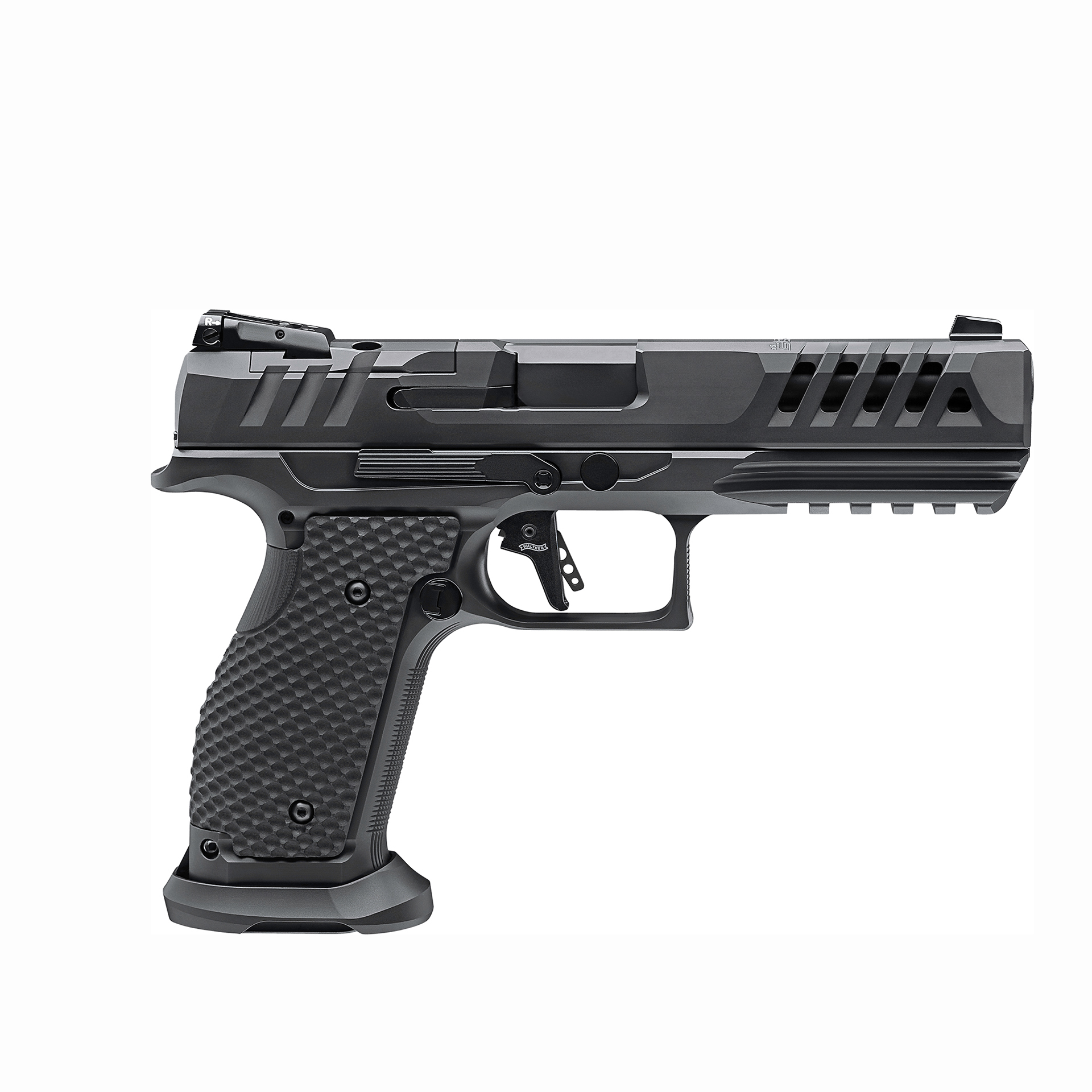 WALTHER PDP Steel Frame Black Ribbon Full Size 5" 18 Schuss 9mm Luger WALTHER PDP Steel Frame Black Ribbon Full Size 5" 18 Schuss 9mm Luger