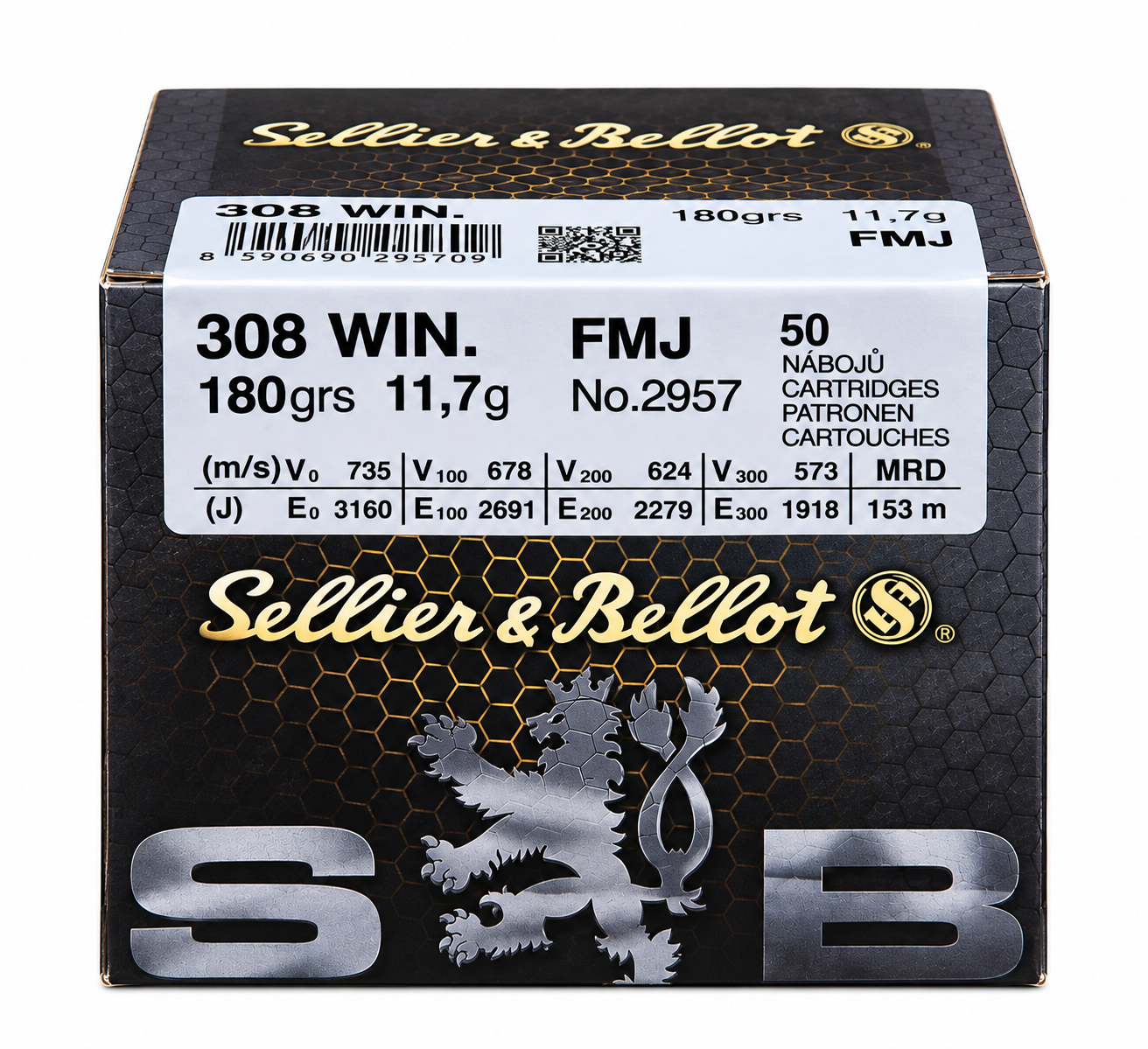 S&B .308 Win. FMJ 11,7g/180gr 50er Schüttpackung
