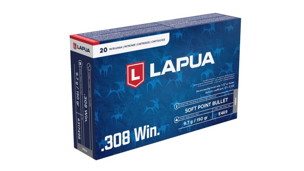 LAPUA .308 Win. Mega SP 9,7g/150gr