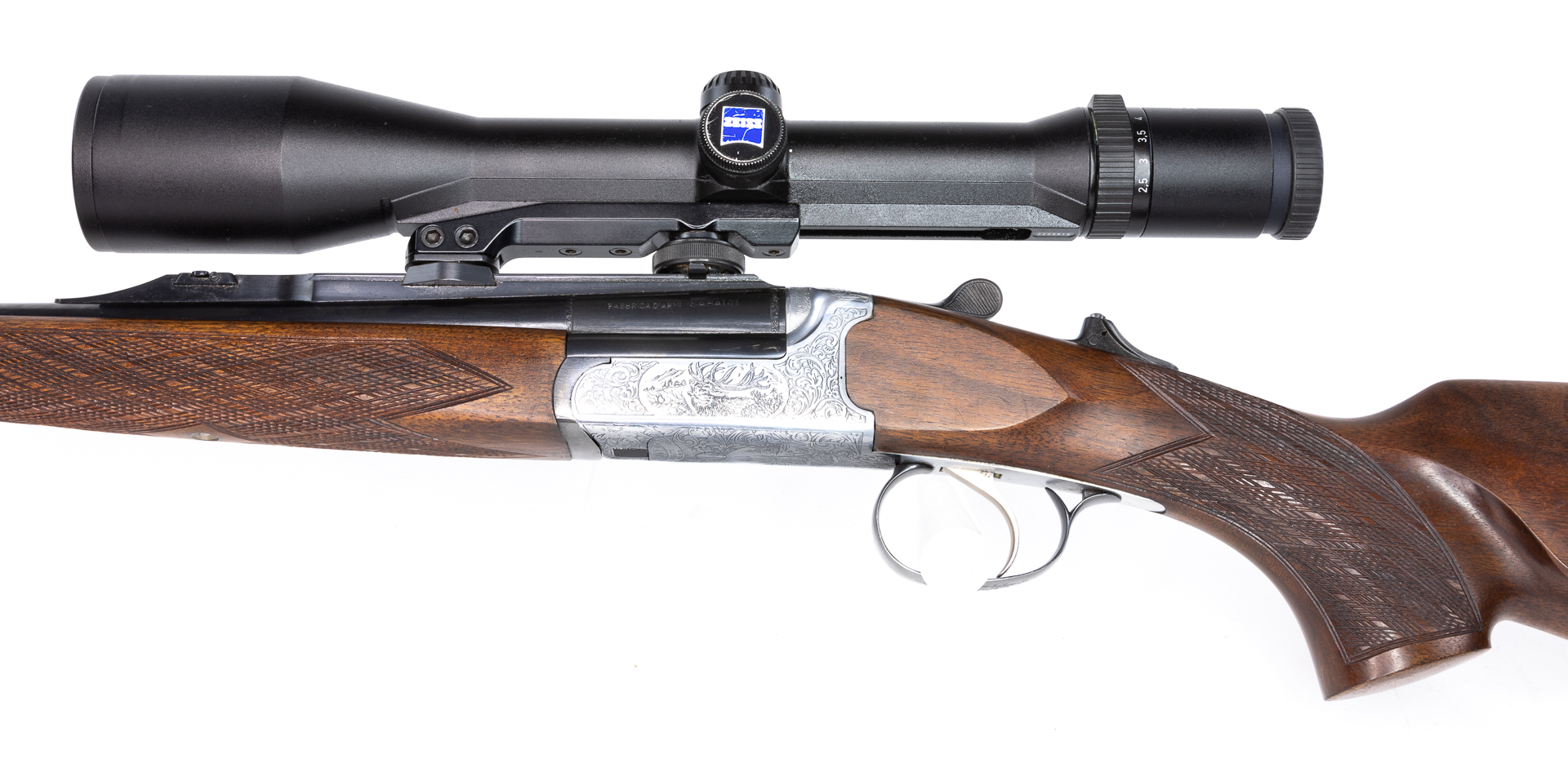 gebr. SABATTI Kipplauf Mod. SLK98 6,5x57R mit montierten ZEISS Diavari ZM 2,5-10x48 Abs. 7 Zustand: Sehr gut gebr. SABATTI Kipplauf Mod. SLK98 6,5x57R mit montierten ZEISS Diavari ZM 2,5-10x48 Abs. 7 Zustand: Sehr gut
