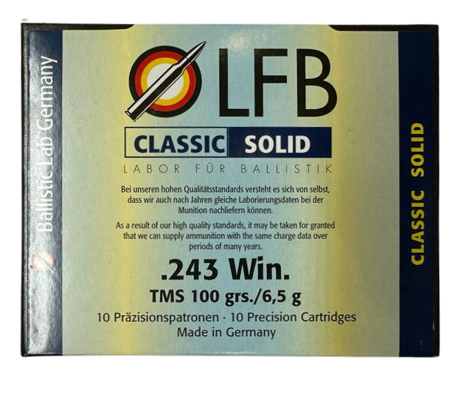 LFB .243 Win. 3 Band Classic Solid 6,5g/100gr