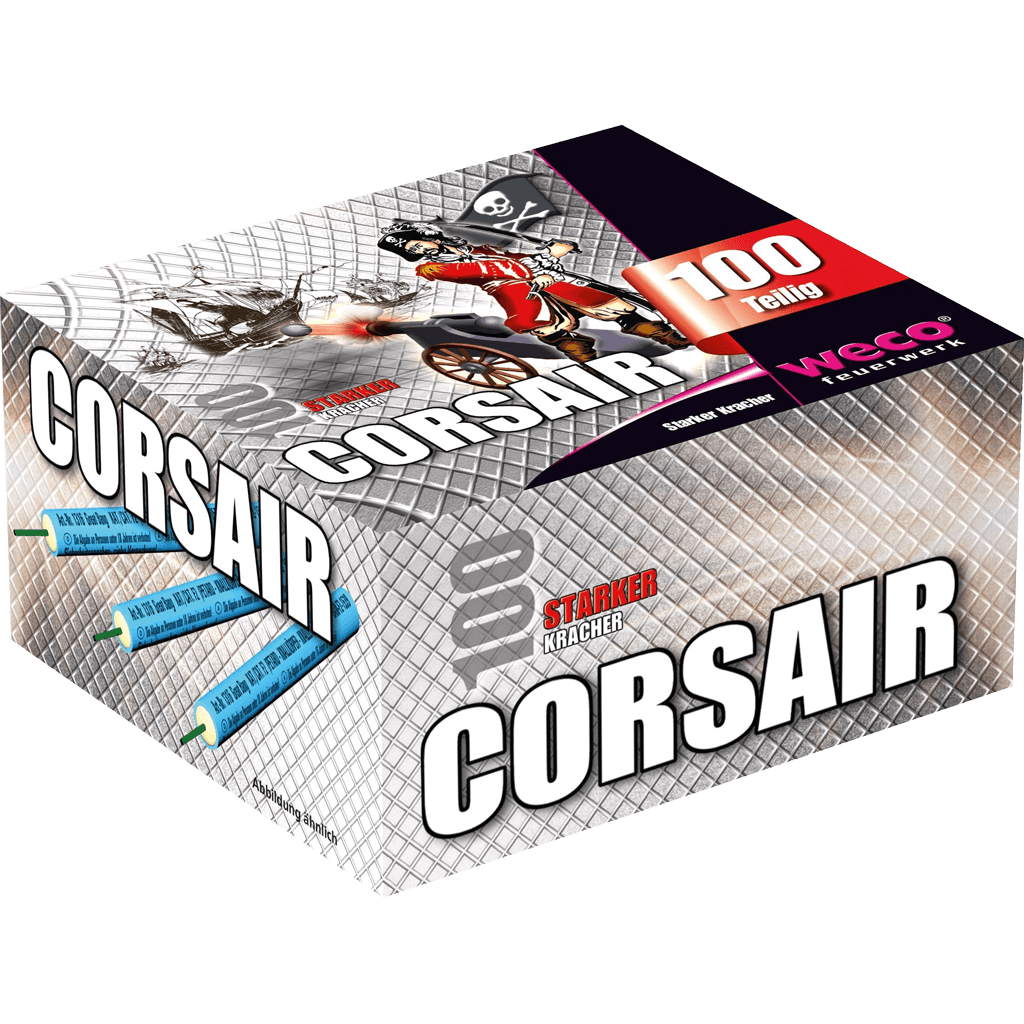 WECO Corsair Kracher 100er-Schachtel Jugendfeuerwerk