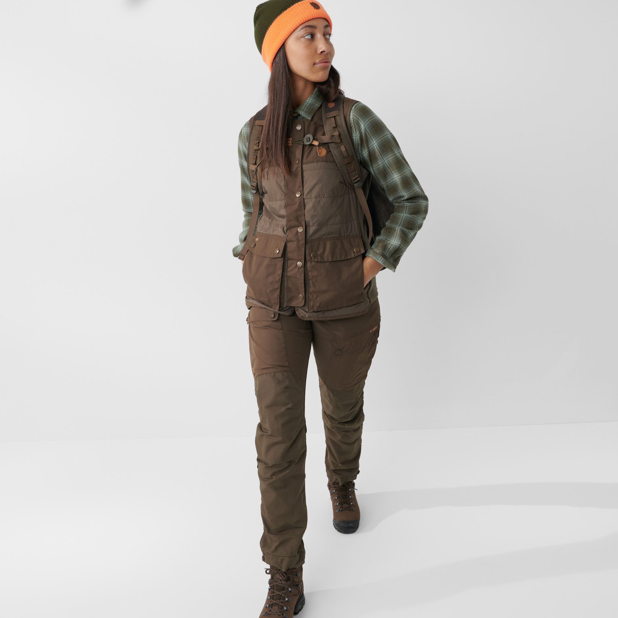 FJÄLL RÄVEN Forest Wool Padded Vest W