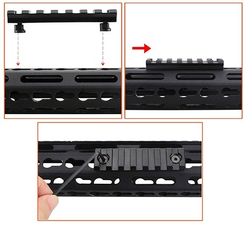 Keymod Schienen 5 St.