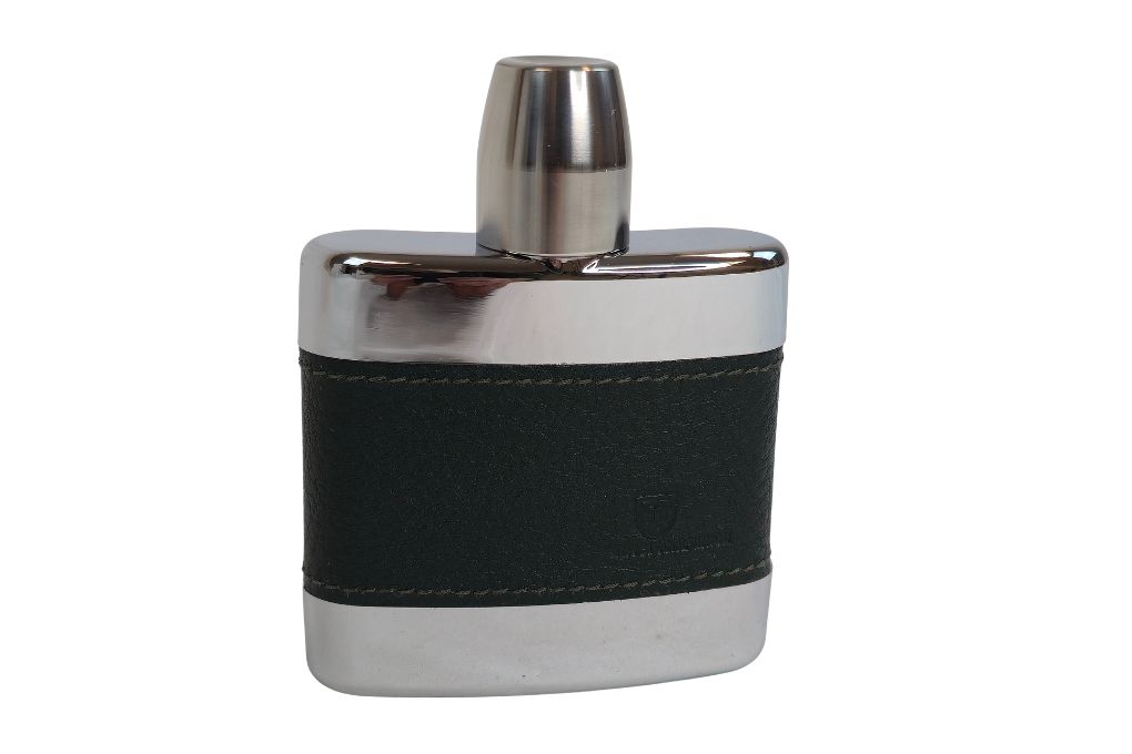 BEIER Taschenflasche Hart PVC 150ml Leder Grün