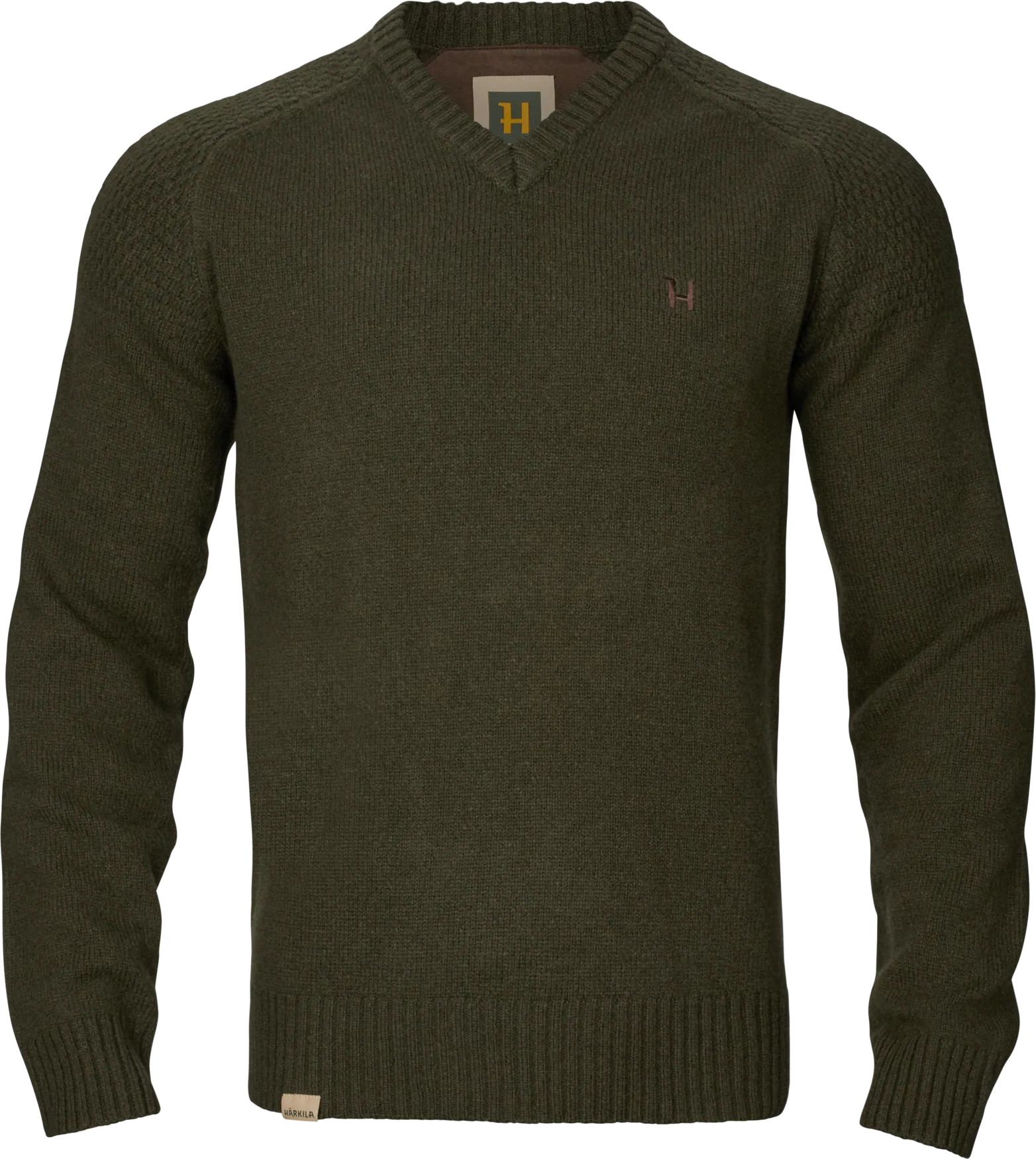 HÄRKILA Vincent Merino Pullover mit V-Ausschnitt