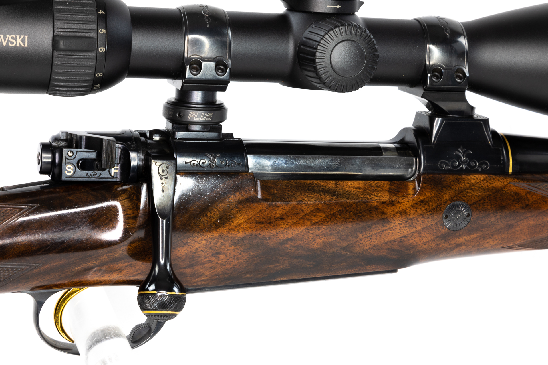 gebr. BOROVNIK Repetierer Mod. 98 Luxus M14x1 mit mont. SWAROVSKI Z8i 2-16x50L Abs. 4A-I mit BTF gebr. BOROVNIK Repetierer Mod. 98 Luxus M14x1 mit mont. SWAROVSKI Z8i 2-16x50L Abs. 4A-I mit BTF