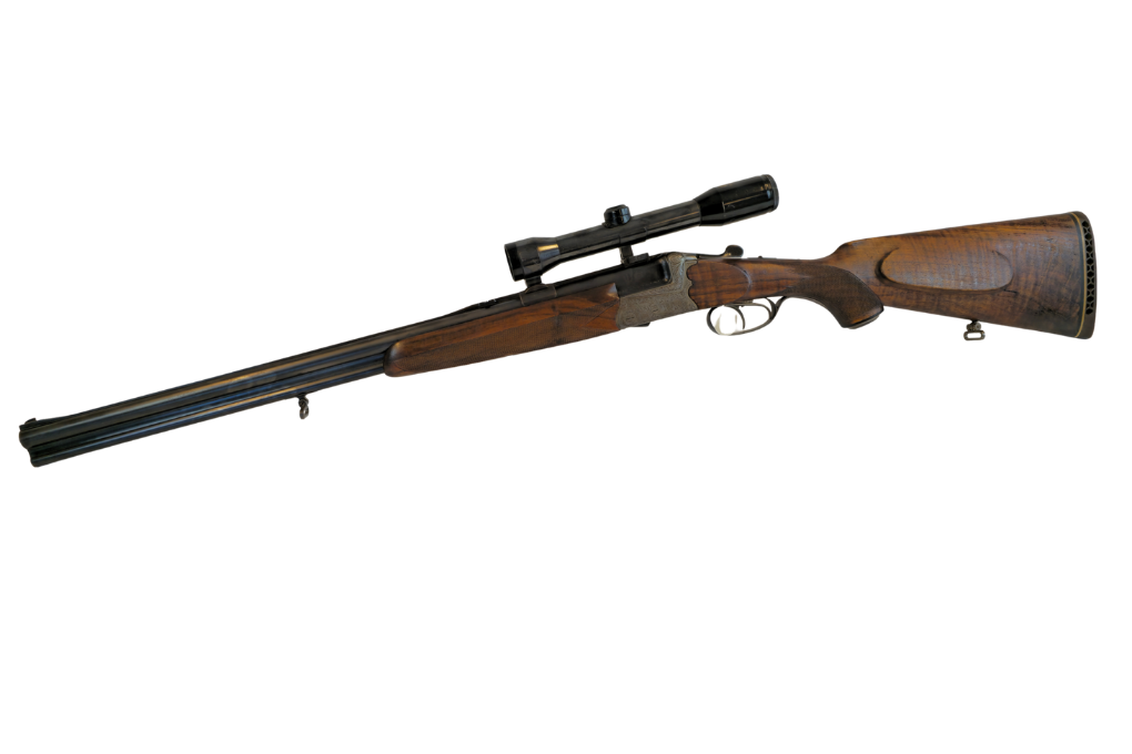 gebr. Ferlacher BBFL mit SEM montiertes Hensoldt Diasta 4x32S Abs. 4, Kal. 16/70, Zustand: Gebraucht