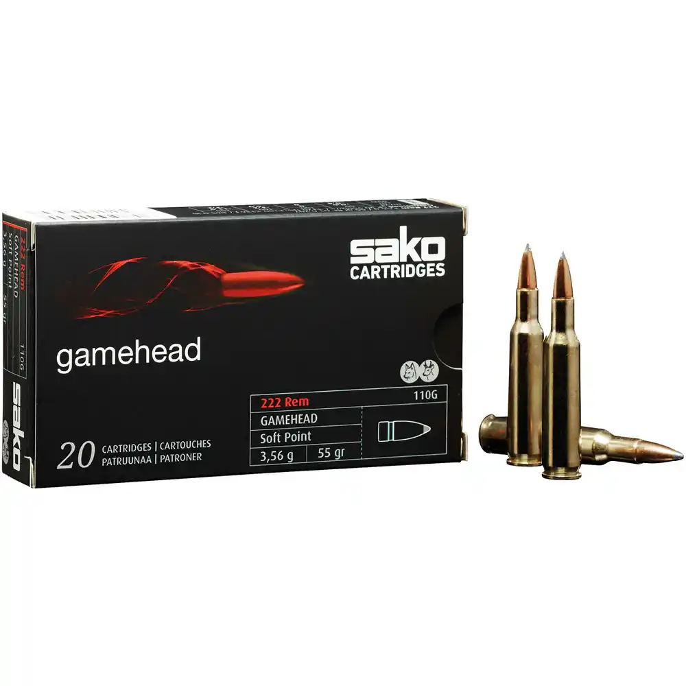 SAKO .222 Rem Gamehead SP 3,56g/55gr