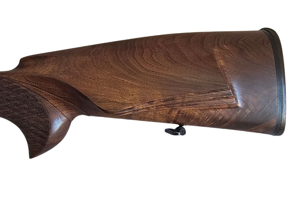 gebr. Ischler Hahnstutzen mit tiefgestochenen Tierstücken und montiertem SWAROVSKI Z3 3-9x36A Abs. 4, Zustand: Sehr gut
