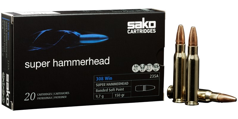 SAKO .308 Win Super Hammerhead 9,7g/150gr