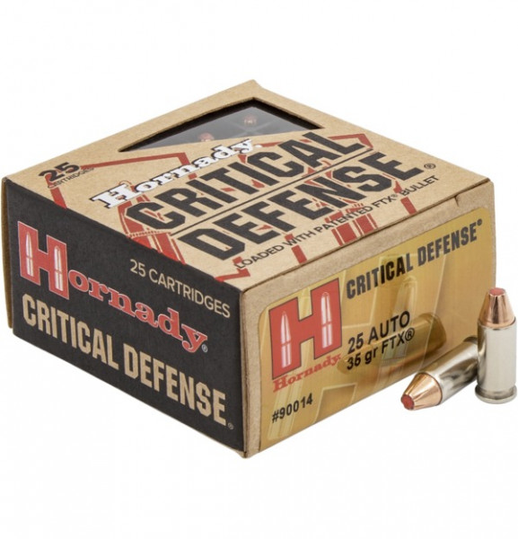 HORNADY .25 Auto Critical Defense FTX 2,27g/35gr