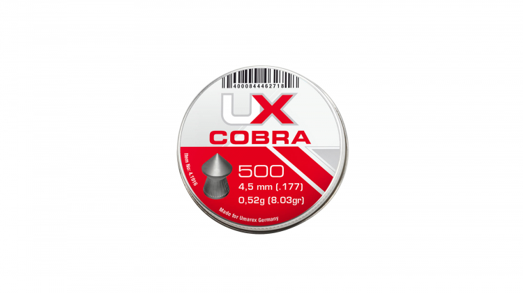 UMAREX 4,5mm Cobra Spitzkopf 0,52g/8,02gr