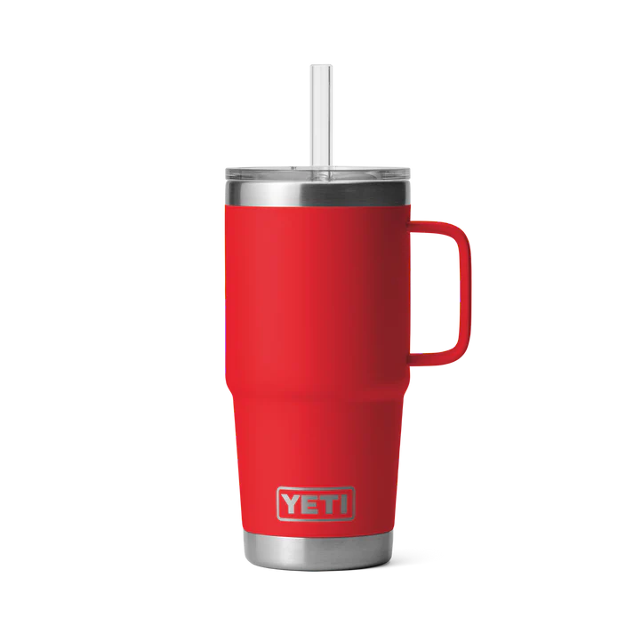YETI Rambler 0,74L Trinkbecher mit Strohhalmdeckel