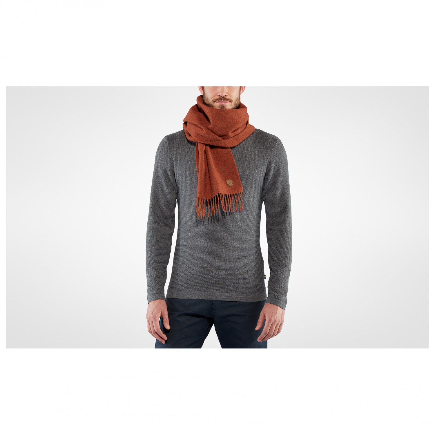 FJÄLL RÄVEN Solid Re-Wool Scarf
