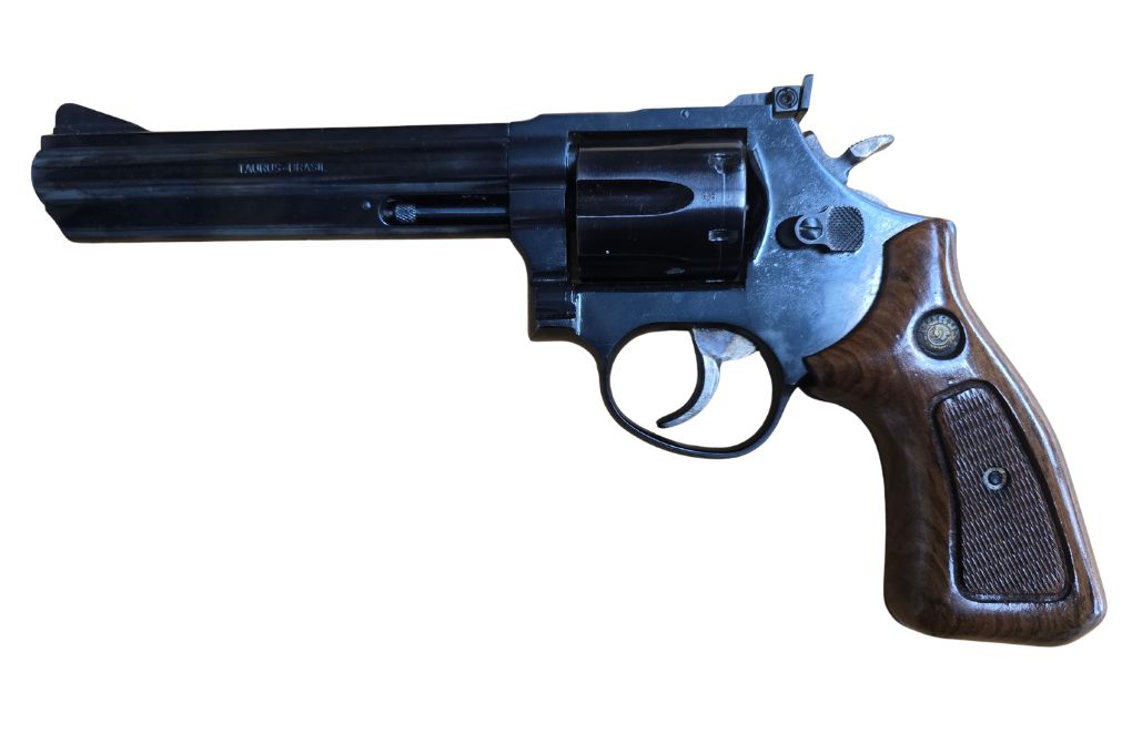 gebr. TAURUS Revolver Mod. 441 mit Holzgriff und 6" Lauf, Zustand: Sehr gut
