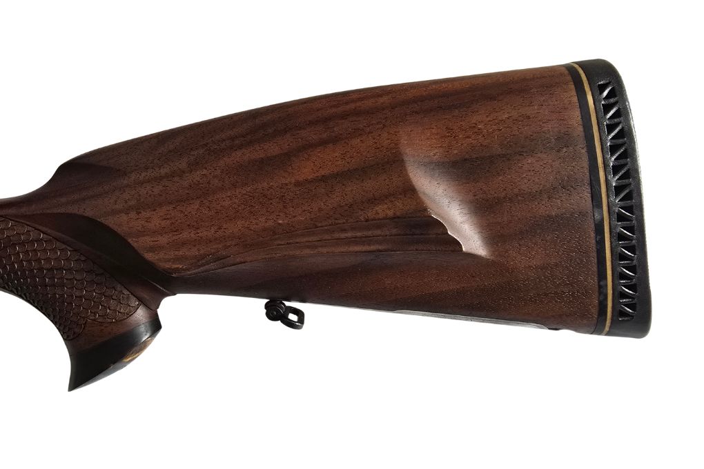 gebr. SODIA Bergstutzen mit lg. Seitenplatten und Schaftmagazin und montiertem SWAROVSKI Habicht 6x42S Abs. 7A, Zustand: Gut Kal. 5,6x50RMag.