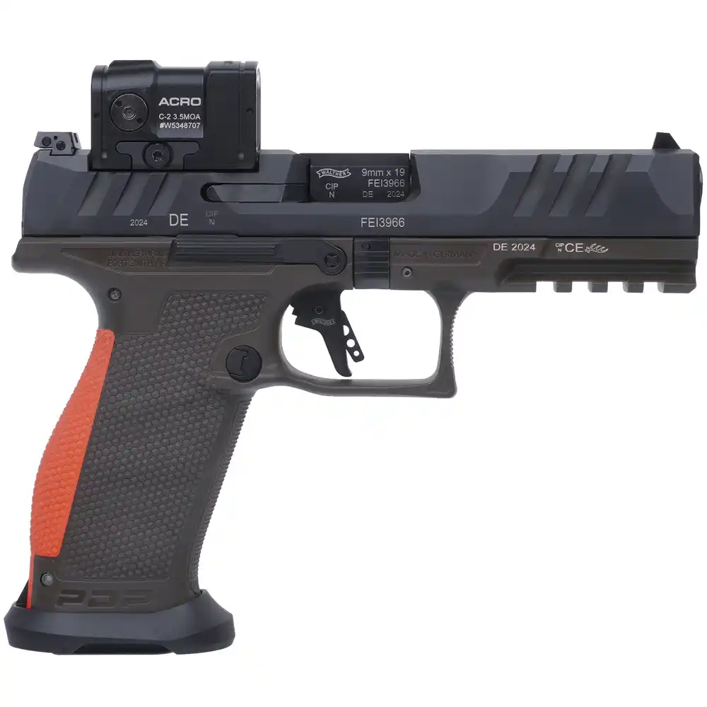 WALTHER PDP Hunter Pro Full Size 4,5", Set mit Aimpoint Acro C-2 9mm Luger