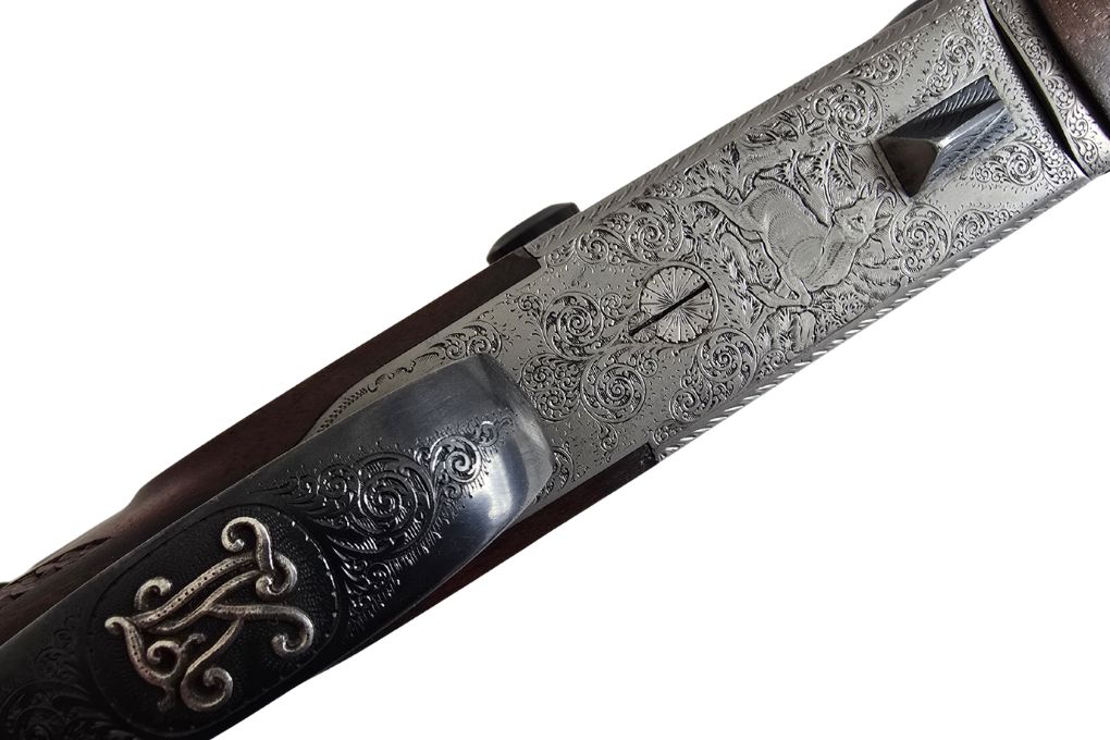 gebr. SODIA Bergstutzen mit lg. Seitenplatten und Schaftmagazin und montiertem SWAROVSKI Habicht 6x42S Abs. 7A, Zustand: Gut Kal. 5,6x50RMag.