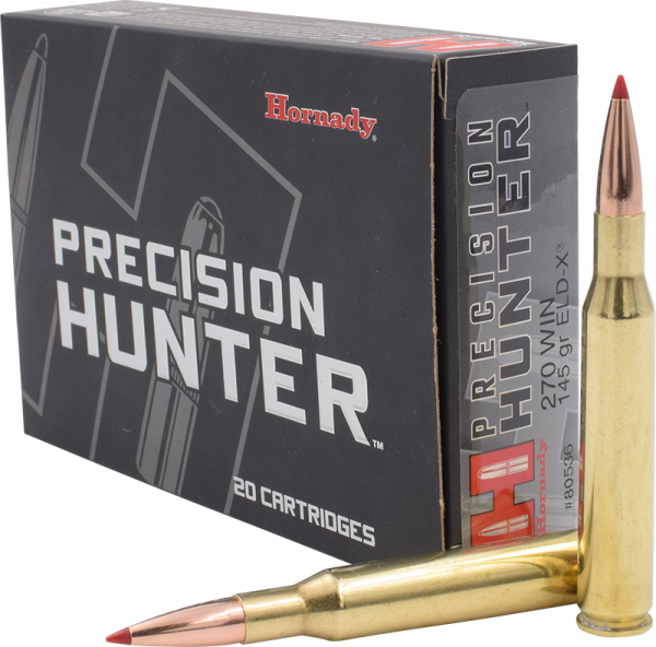 HORNADY .270 Win. Precision Hunter ELD-X 9,4g/145gr