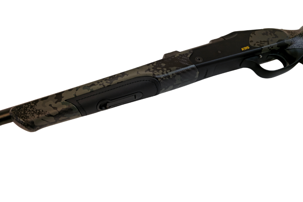 BLASER K95 Ultimate Carbon Camouflage schwarz mit Leder LL42cm .308 Win. 