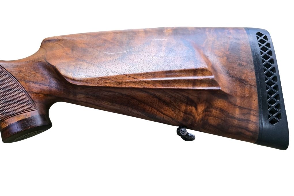 gebr. MAUSER 66 Luxus mit graviertem System und Montage, Achtkantlauf, mit SEM montiertem DOCTER 3-9x56L Abs. Leuptpunkt mit 3 Balken, Zustand: Sehr gut