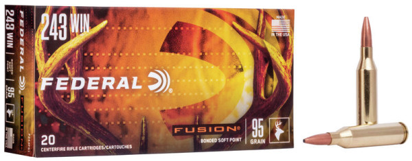 FEDERAL .243 Win. Fusion 6,15g/95gr