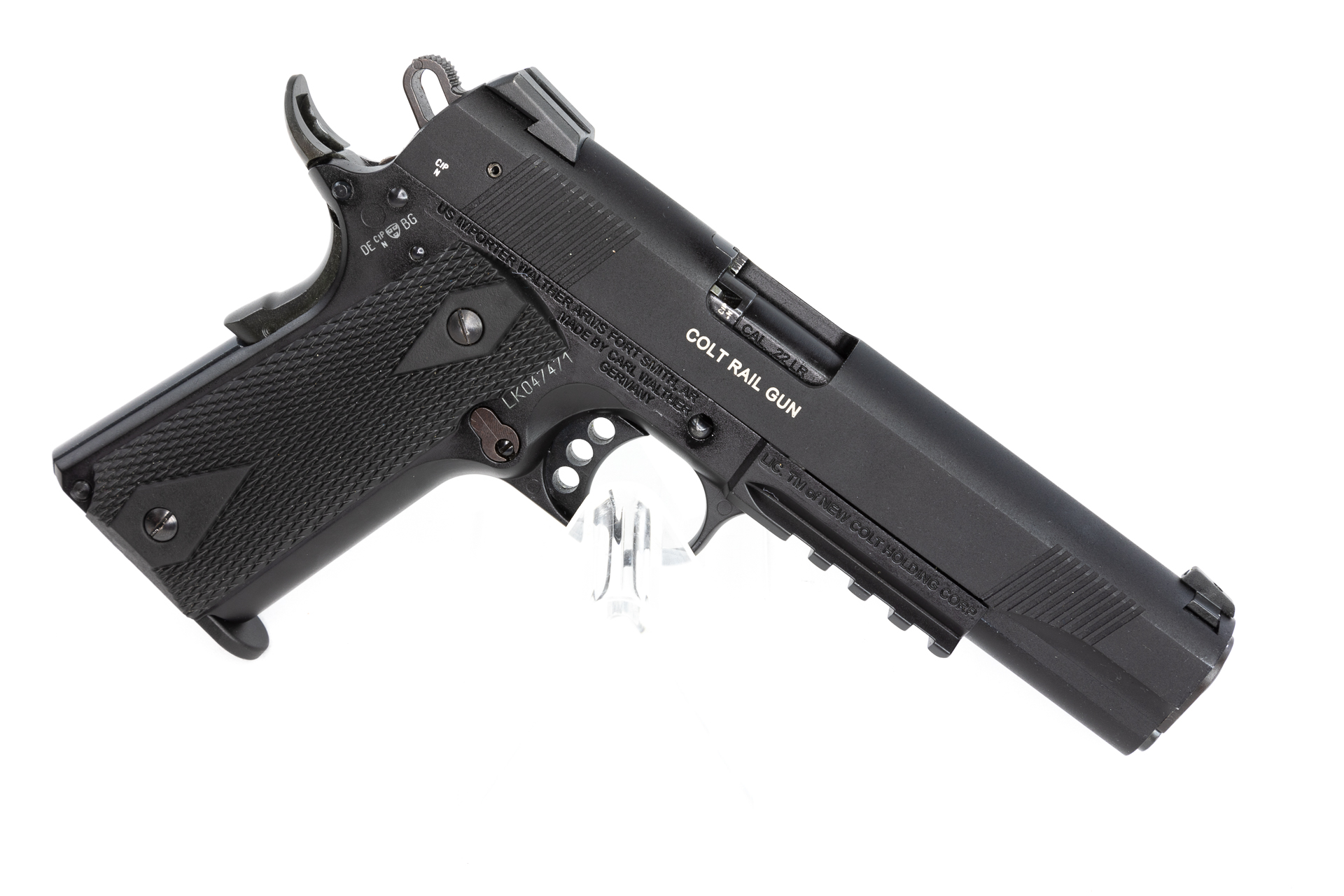 gebr. WALTHER COLT Goverment 1911 mit Rail Zustand: Neuwertig, NPR: € 459,00