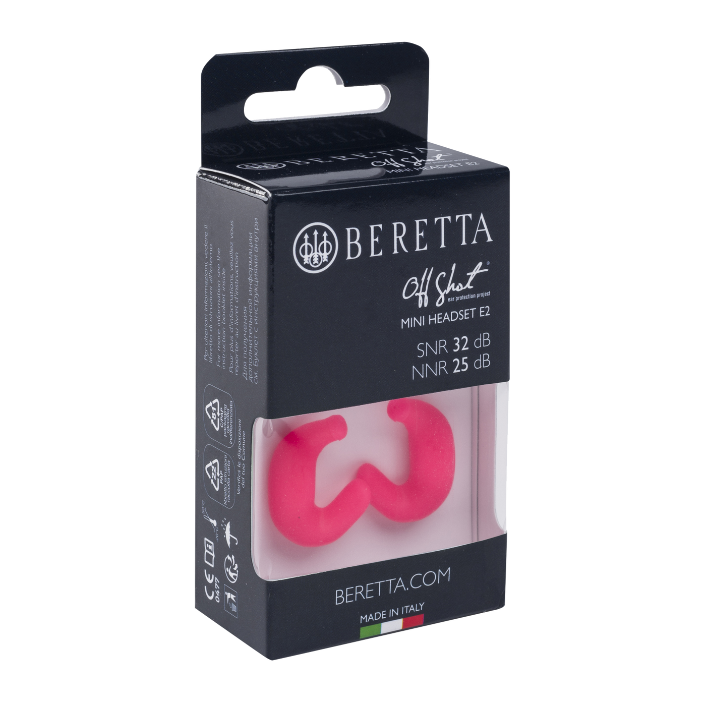 BERETTA Ohrstöpsel Mini Headset E2 Fuchsia BERETTA Ohrstöpsel Mini Headset E2 Fuchsia