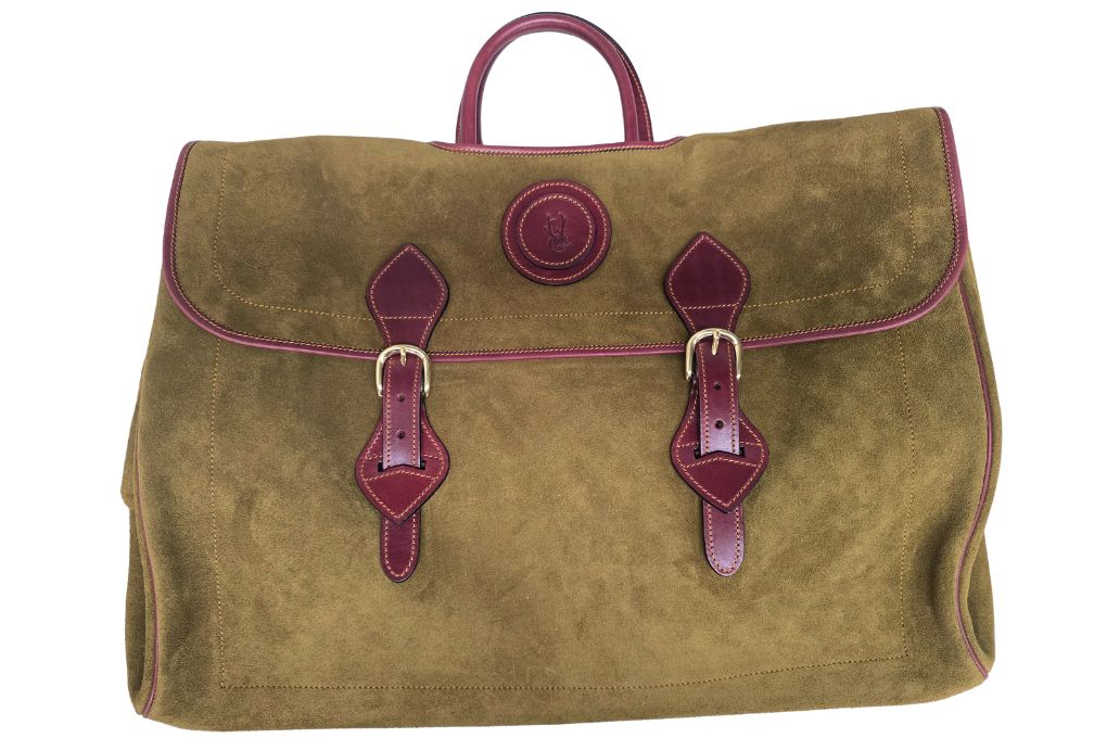 CORZO Wildleder Reisetasche Grün
