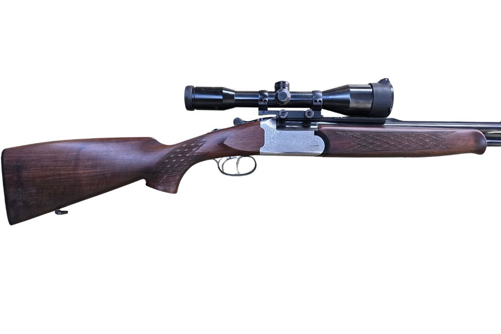 gebr. ZOLI Bockbüchsflinte Mod. Austro mit Fixmontage montiertes SWAROVSKI Habicht 6x42S Abs. 4A, Zustand: Neuwertig - Kal. 20/76