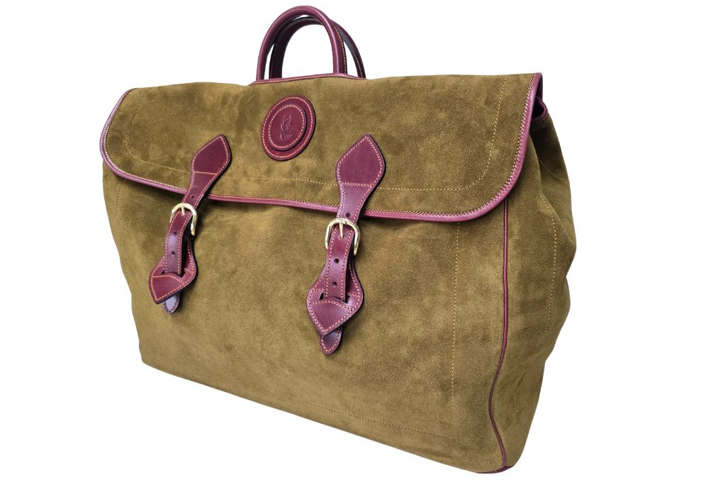 CORZO Wildleder Reisetasche Grün