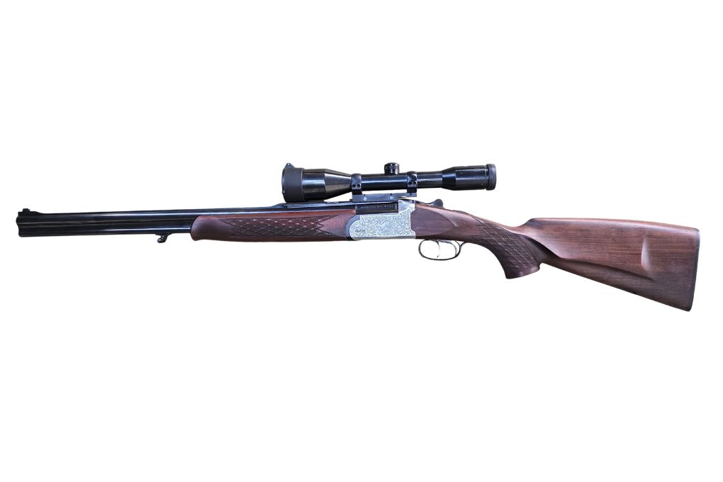 gebr. ZOLI Bockbüchsflinte Mod. Austro mit Fixmontage montiertes SWAROVSKI Habicht 6x42S Abs. 4A, Zustand: Neuwertig - Kal. 20/76