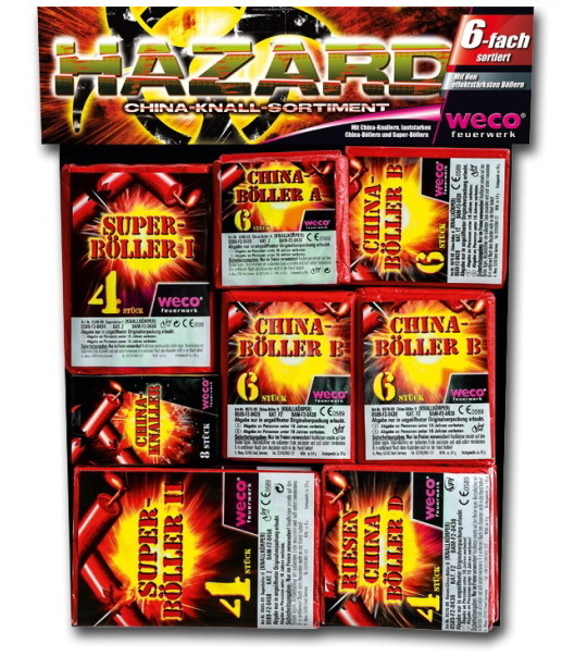 WECO Hazard Knallart 78 Teile 