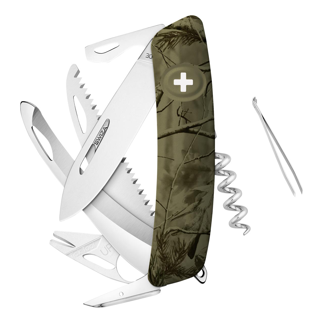 SWIZA Taschenmesser HU09 R-TT, olive pine