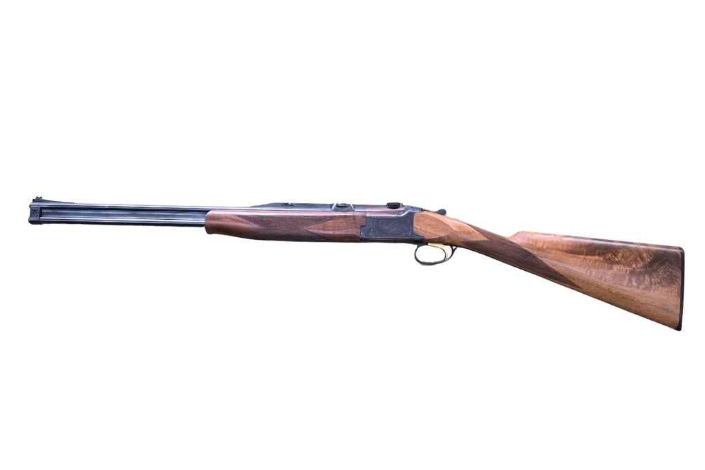 gebr. FN B25 mit SEM montiertem KAHLES Helia S 1,1-4,5x20S Abs. 4 mit WECHSELLAUF Kal. 20/70 LL66cm, 3/4-1/1, #F0124, Zustand: Sehr gut