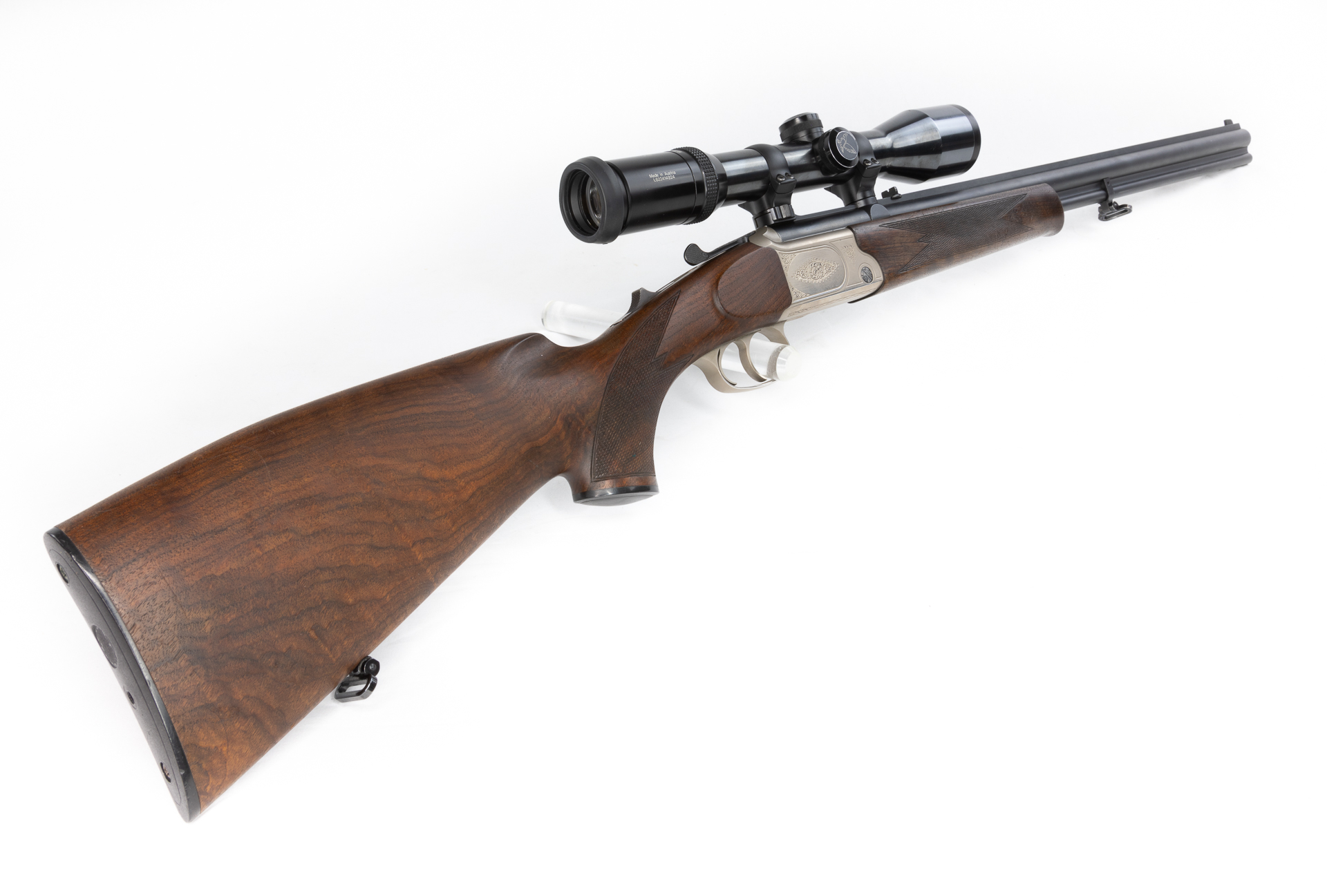 gebr. SODIA Superleicht Mod. Premium mit montierten SWAROVSKI Habicht 1,5-6x42L Abs. 7A  5,6x50R Mag. 20/76 - Zustand: Sehr gut