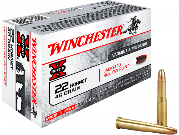 WINCHESTER .22 Hornet Super-X 2,98g/46gr