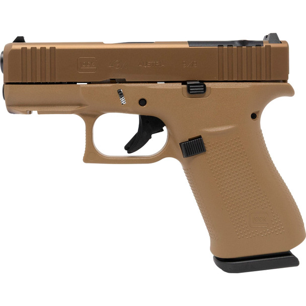 GLOCK 43X Pistolenset PR R/MOSK/FS/Coyote