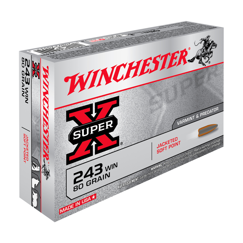 WINCHESTER .243 Win. PP 5,18g/80gr