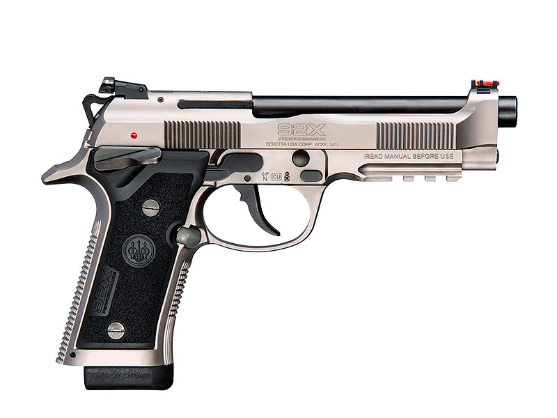 BERETTA  Pistole 92X Performance LL 125mm, 15 Schuss, Stahlgriffstück 