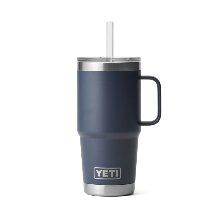 YETI Rambler 0,74L Trinkbecher mit Strohhalmdeckel