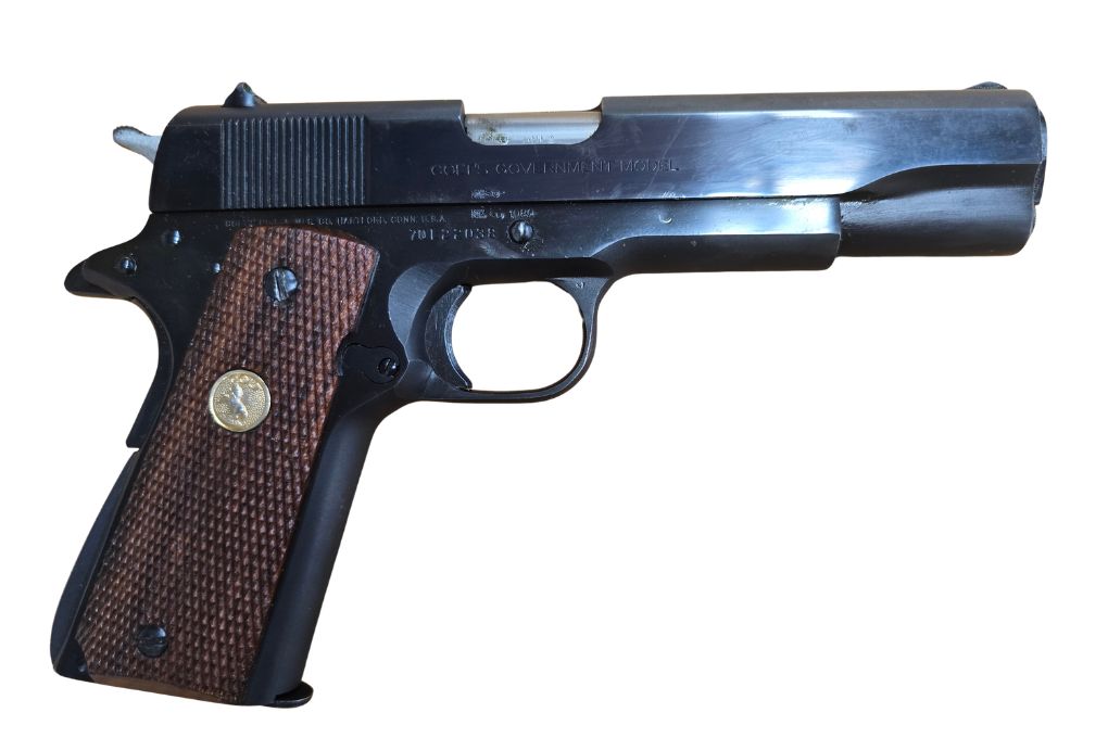 gebr. COLT Government MKIV Serie70, mit Ledertasche, Zustand: Sehr gut